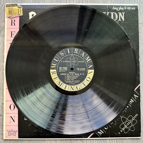 Vintage Beethoven Symphony No. 8 & Haydn Symphony No. 101 Vinyl Record - Picture 5 of 6